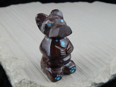 Bear Zuni Fetish Carving - Ashley Laiwakete - High Lonesome Trading