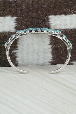 Turquoise & Sterling Silver Bracelet - Carlos Tsipa