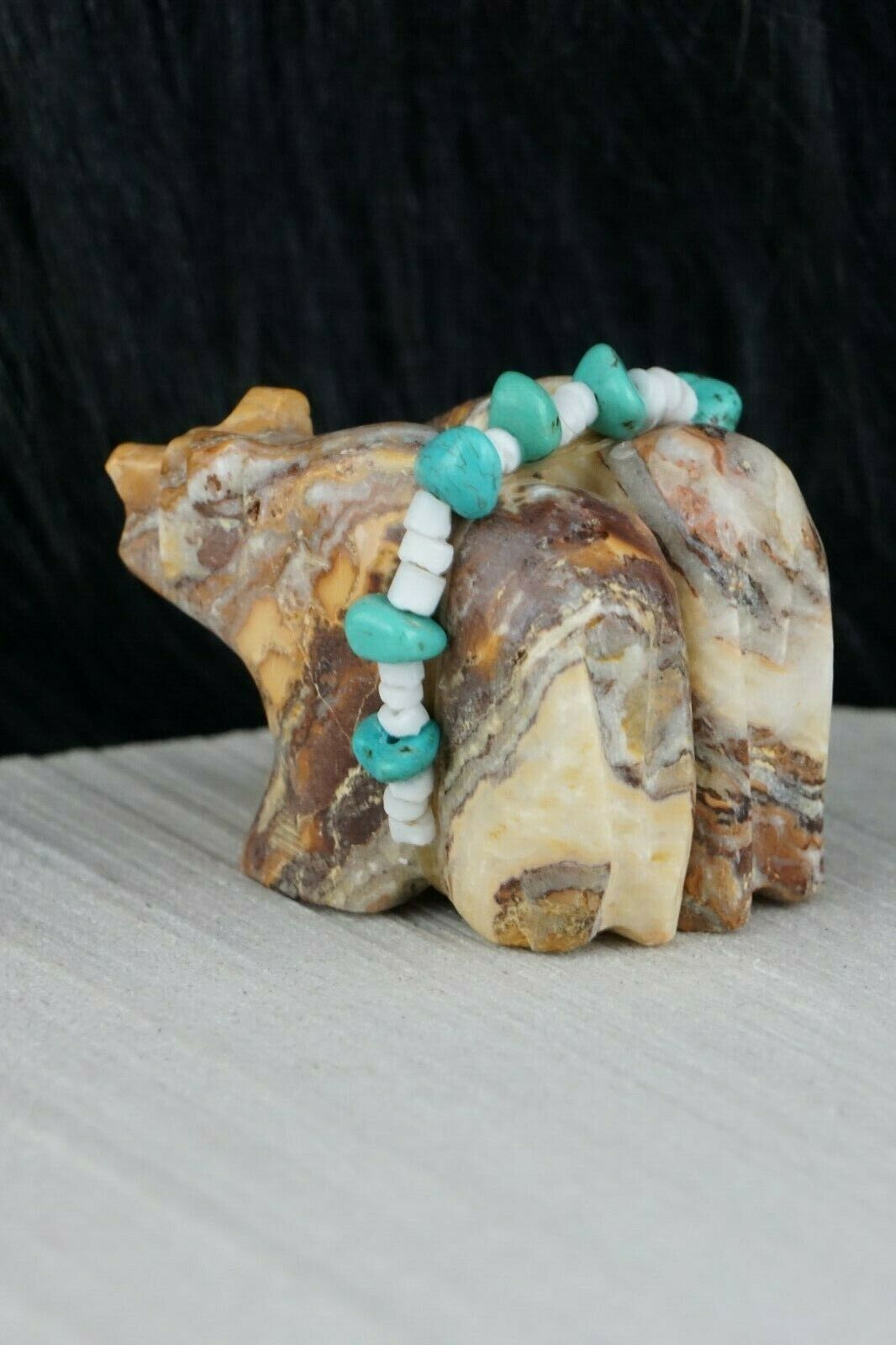 Bear Zuni Fetish Carving - Tim Lementino - High Lonesome Trading