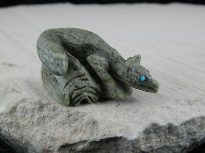 Wolf Zuni Fetish Carving - Wilfred Cheama - High Lonesome Trading