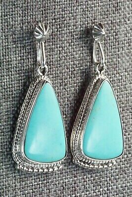 Turquoise & Sterling Silver Earrings - Sharon McCarthy