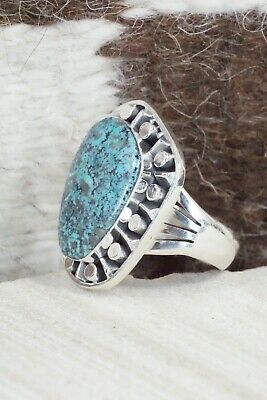 Turquoise & Sterling Silver Ring - Jimson Belin - Size 7.5