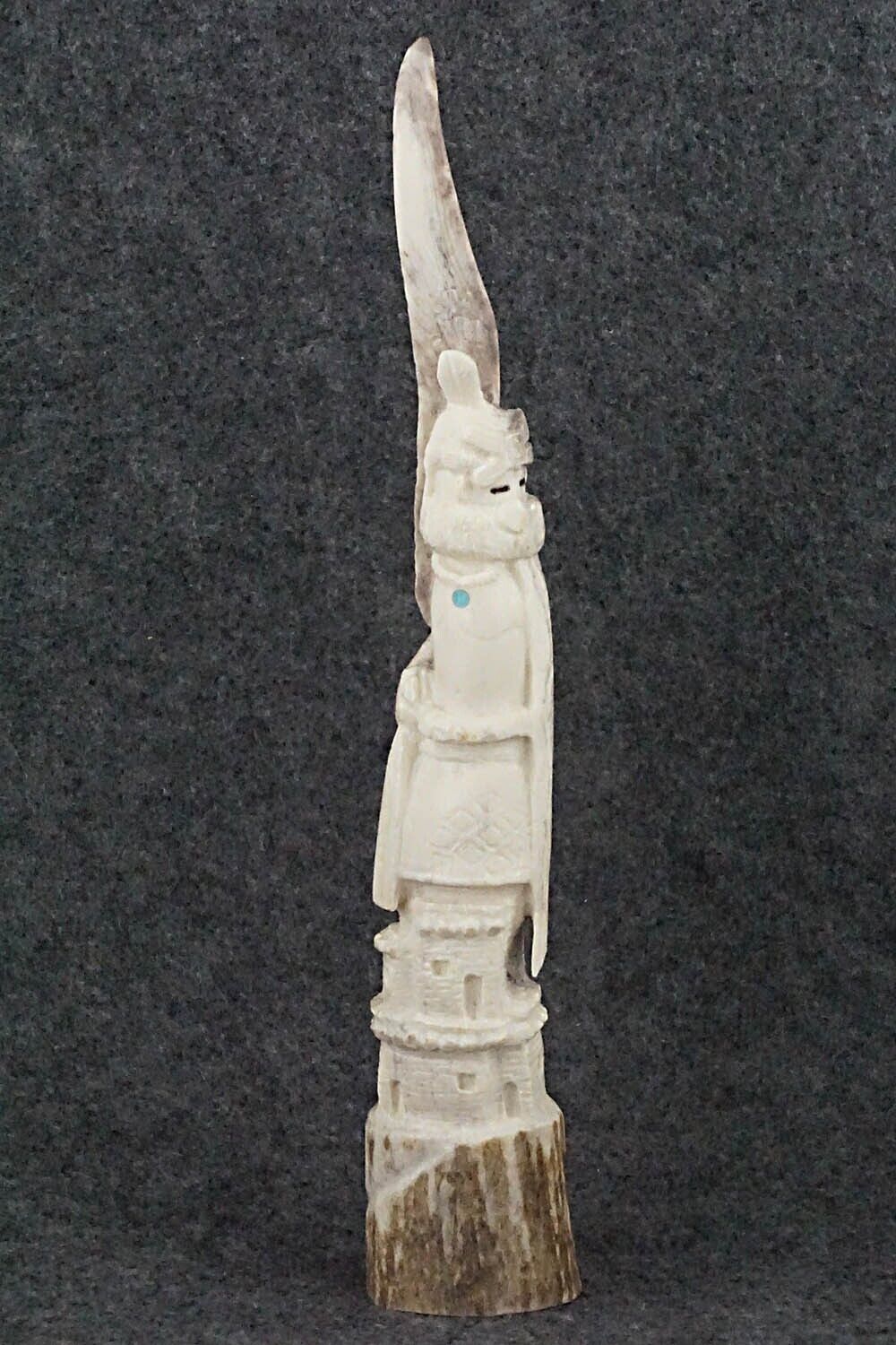 Shalako Dancer Zuni Fetish Carving - Maxx Laate
