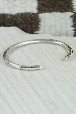 Navajo Sterling Silver Bracelet - Elaine Tahe