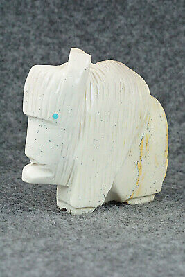 Buffalo Zuni Fetish Carving - Gilbert Lonjose