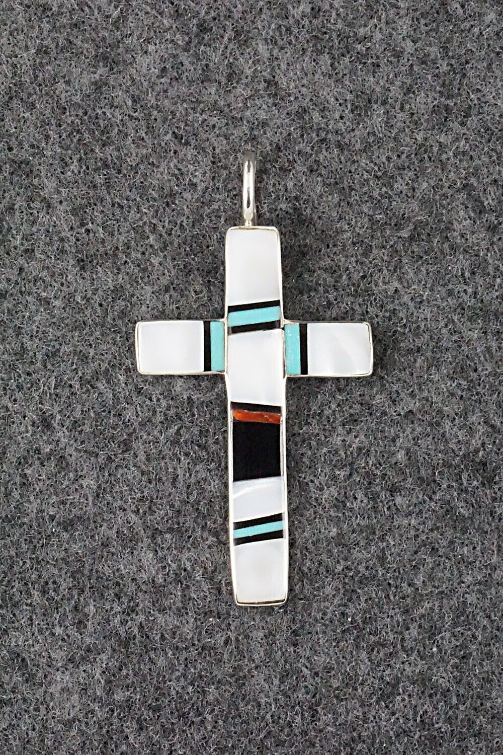 Multi Stone & Sterling Silver Pendant - Bobby Sanchez