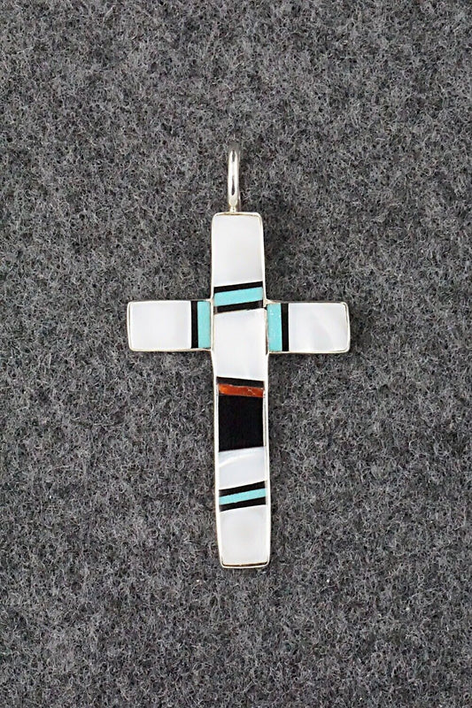 Multi Stone & Sterling Silver Pendant - Bobby Sanchez