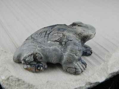 Frog Zuni Fetish Carving - Herbert Him Jr - High Lonesome Trading