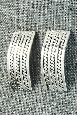 Sterling Silver Earrings - Phillip Tsosie