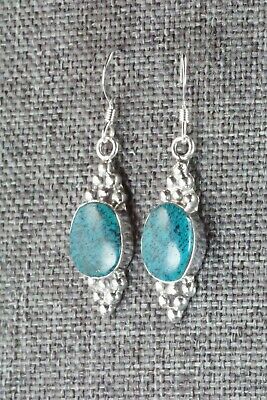 Turquoise & Sterling Silver Earrings - Judy Largo
