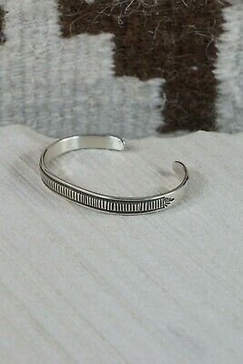 Navajo Sterling Silver Bracelet - Bruce Morgan - High Lonesome Trading