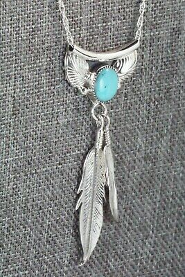 Turquoise & Sterling Silver Necklace - Sharon McCarthy
