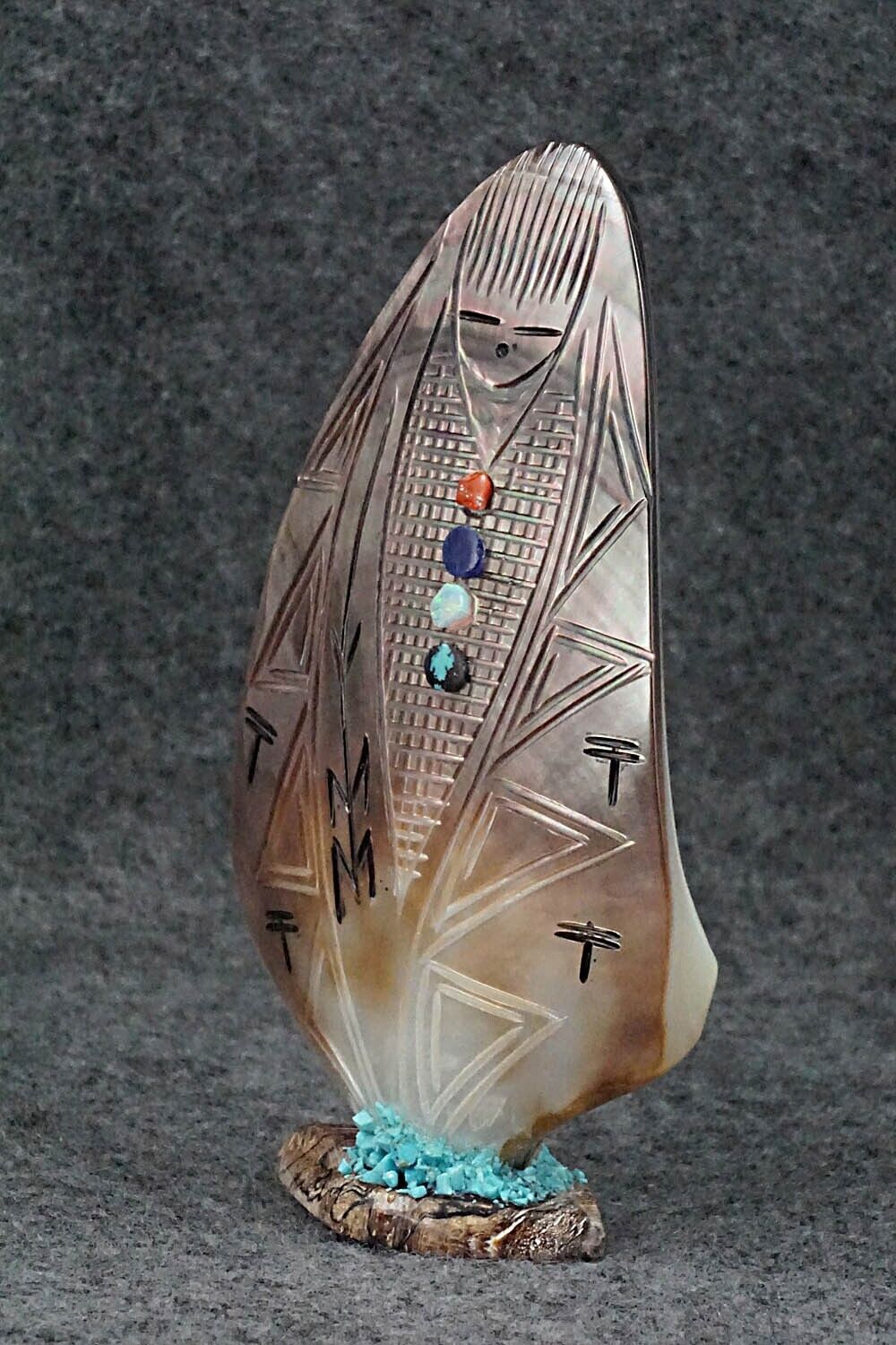 Corn Maiden Zuni Fetish Carving - Gloria Chattin