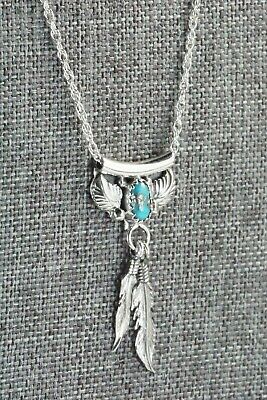 Turquoise & Sterling Silver Necklace - Sharon McCarthy
