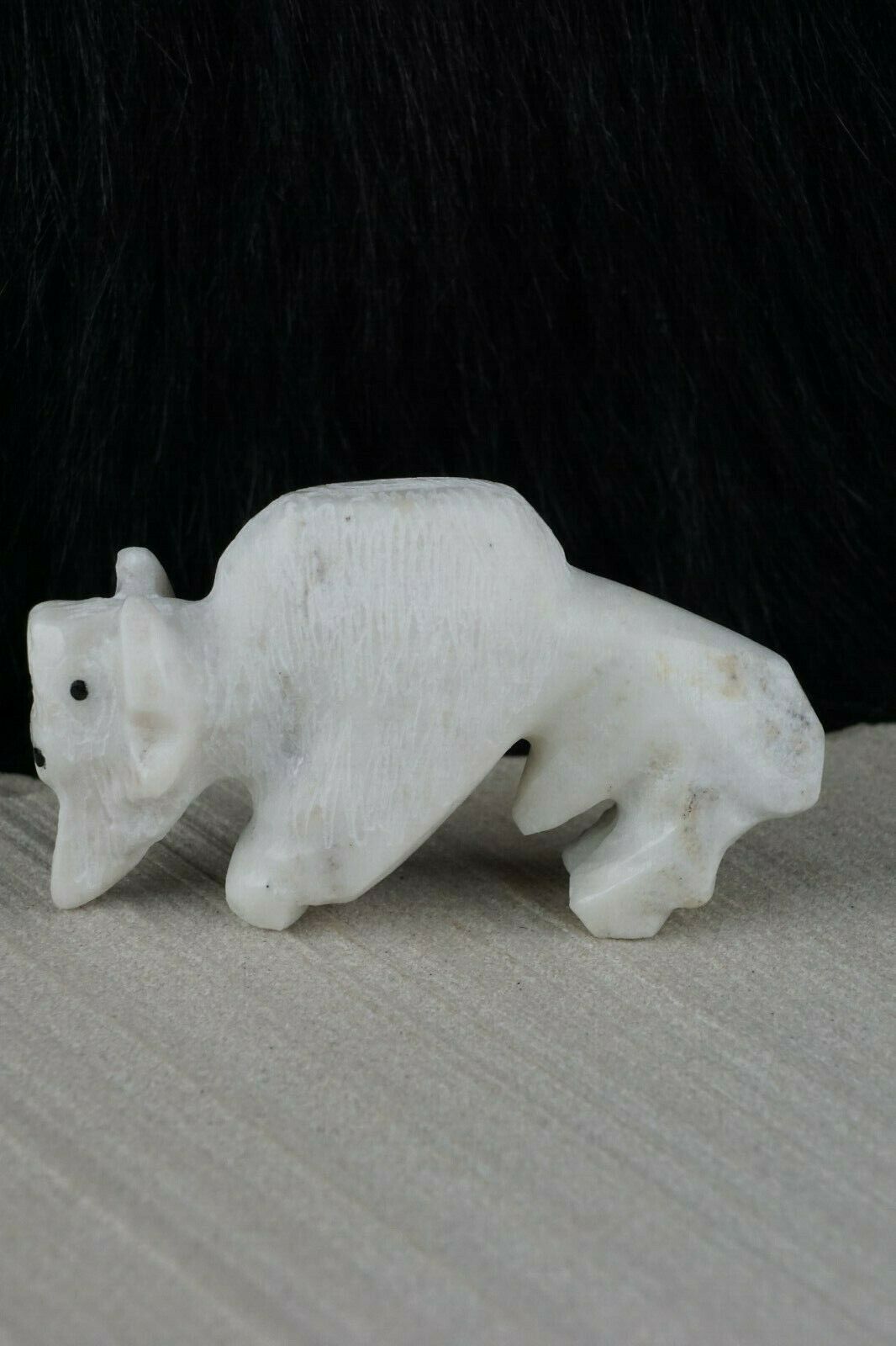 Buffalo Zuni Fetish Carving - Russell Shack - High Lonesome Trading