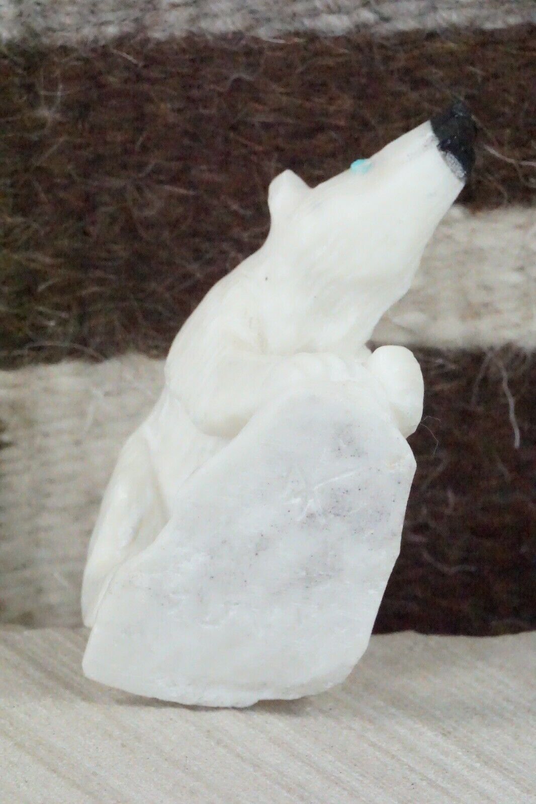 Mink Zuni Fetish Carving - Derrick Kaamasee