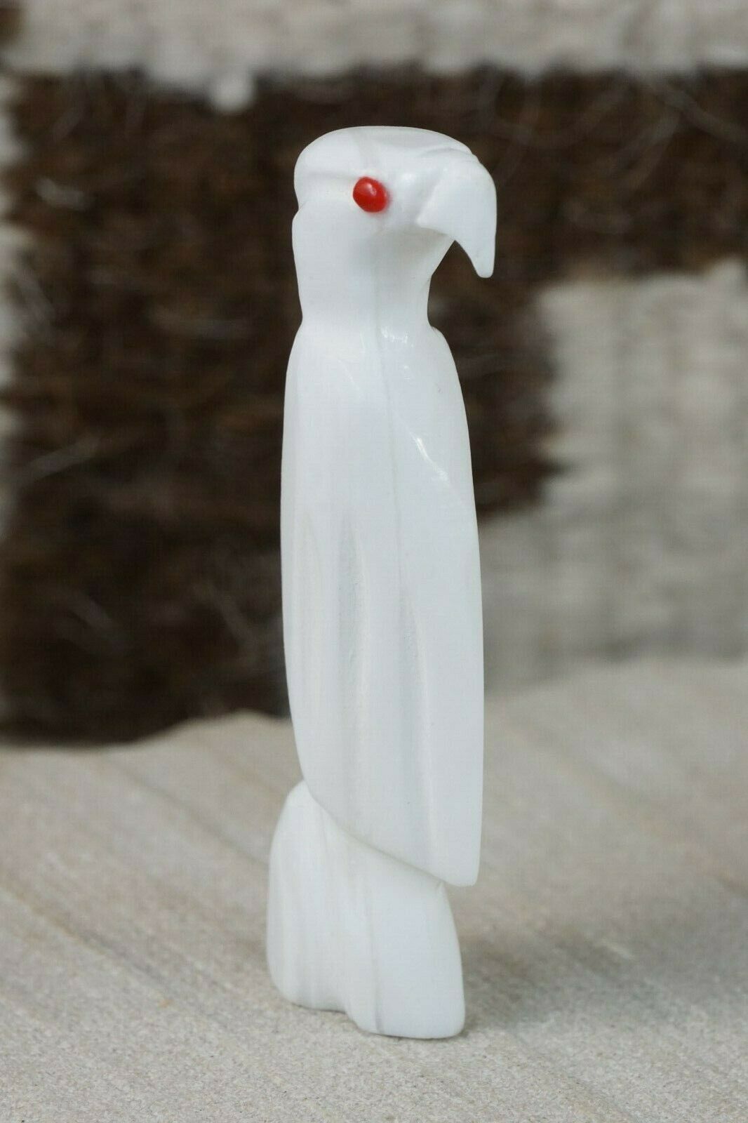 Eagle Zuni Fetish Carving - Lance Deysee - High Lonesome Trading
