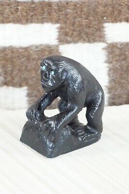 Chimpanzee Zuni Fetish Carving - Derrick Kaamasee