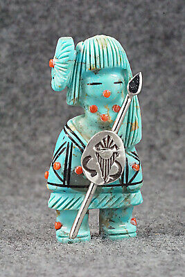 Hunter Zuni Fetish Carving - Claudia Peina