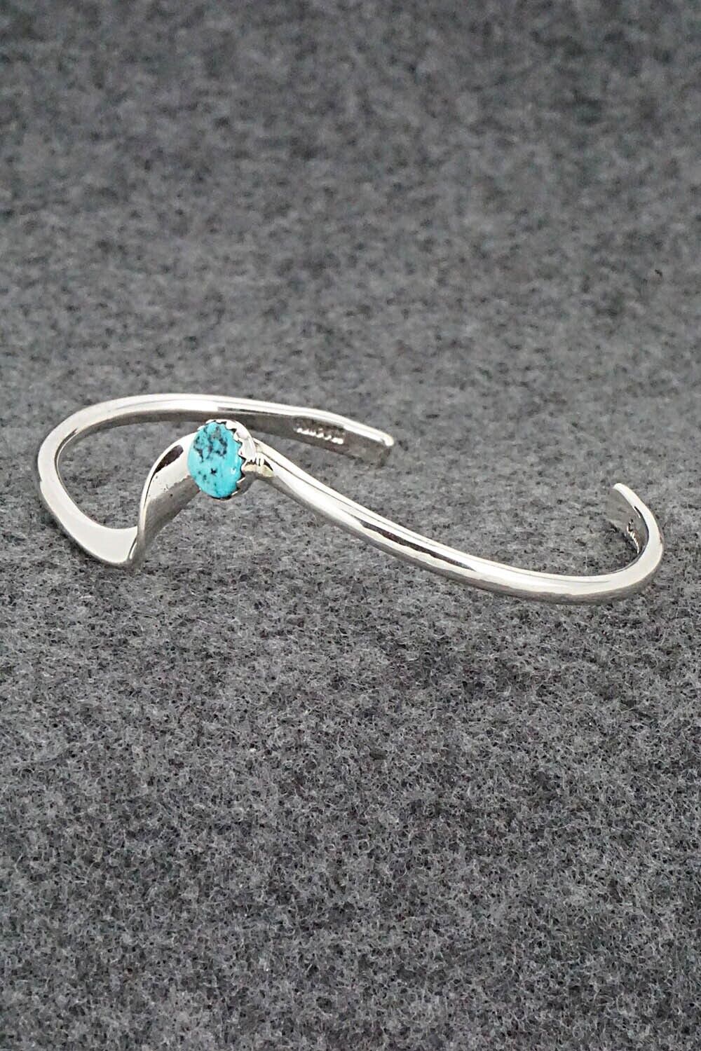 Turquoise & Sterling Silver Bracelet - Yolanda Skeets