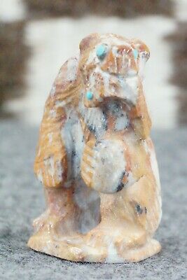 Bear Zuni Fetish Carving - Derrick Kaamasee