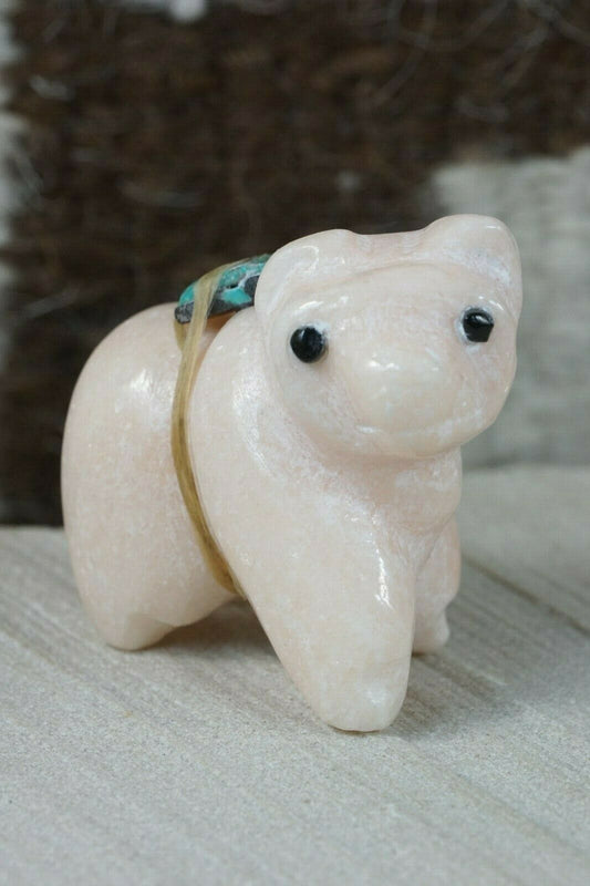 Bear Zuni Fetish Carving - Lance Deysee - High Lonesome Trading