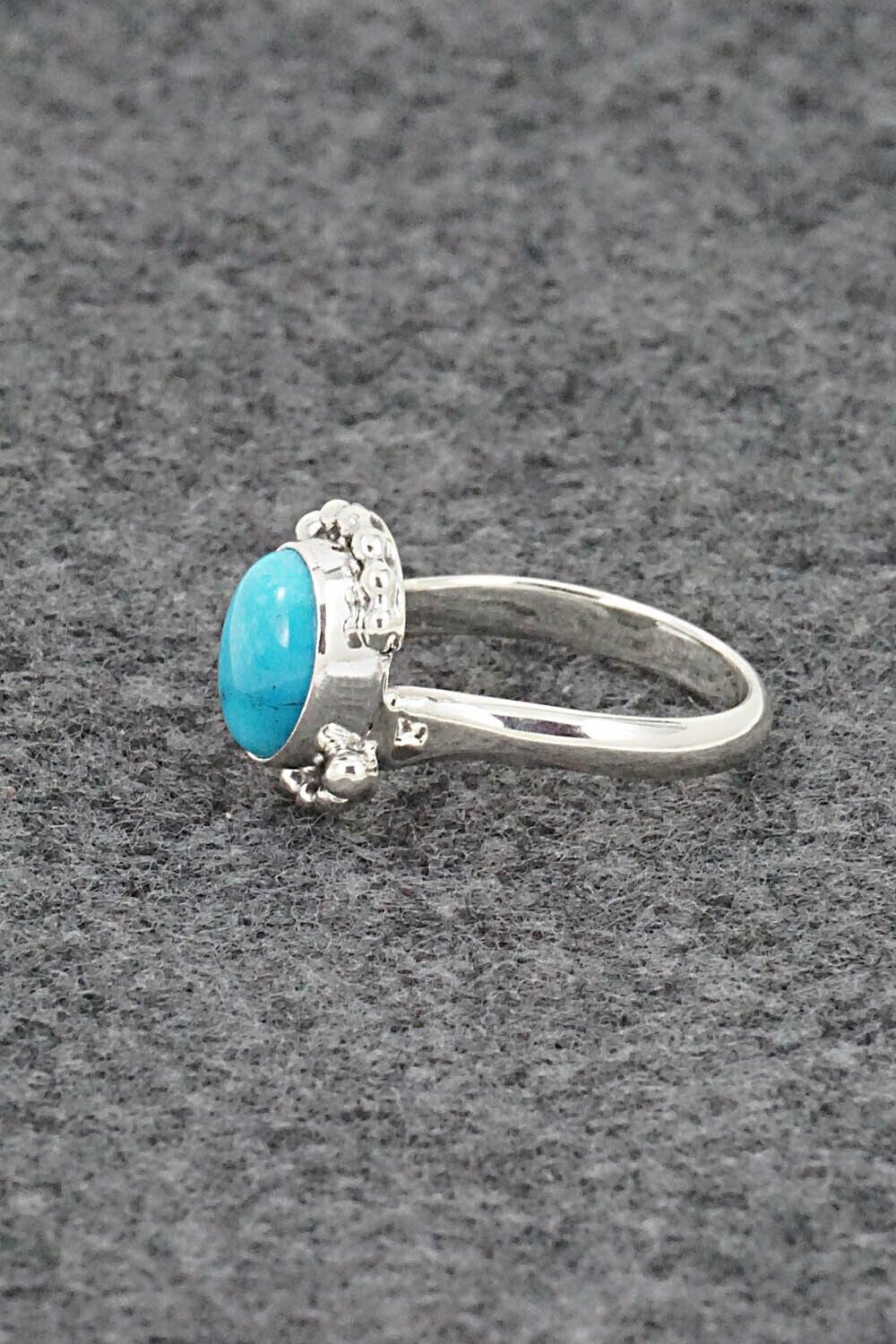 Turquoise & Sterling Silver Ring - William Begay - Size 6