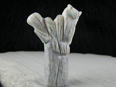 Owl - Zuni Fetish - Allison White - Zuni Owl Carving - Native American - High Lonesome Trading