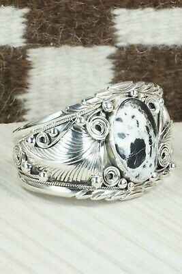 White Buffalo & Sterling Silver Bracelet - Darrell Morgan