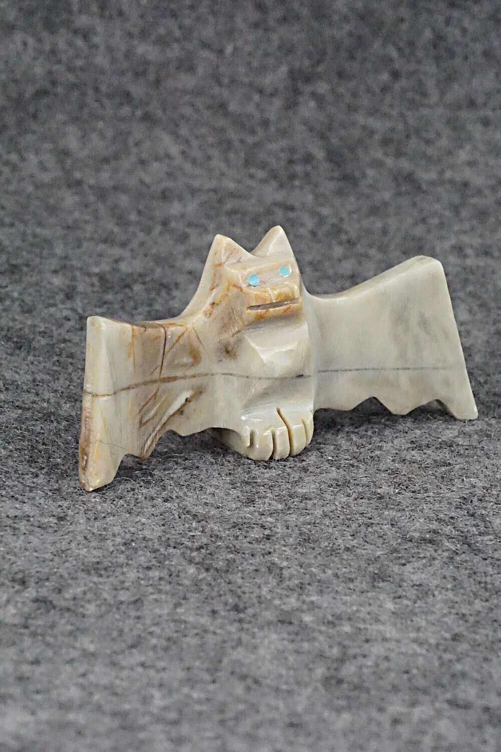 Bat Zuni Fetish Carving - Tim Lementino