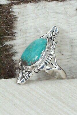 Turquoise & Sterling Silver Ring - Daniel Benally - Size 6.75 - High Lonesome Trading