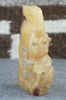Multi Direction Zuni Fetish Carving - Jerrold Lahaleon