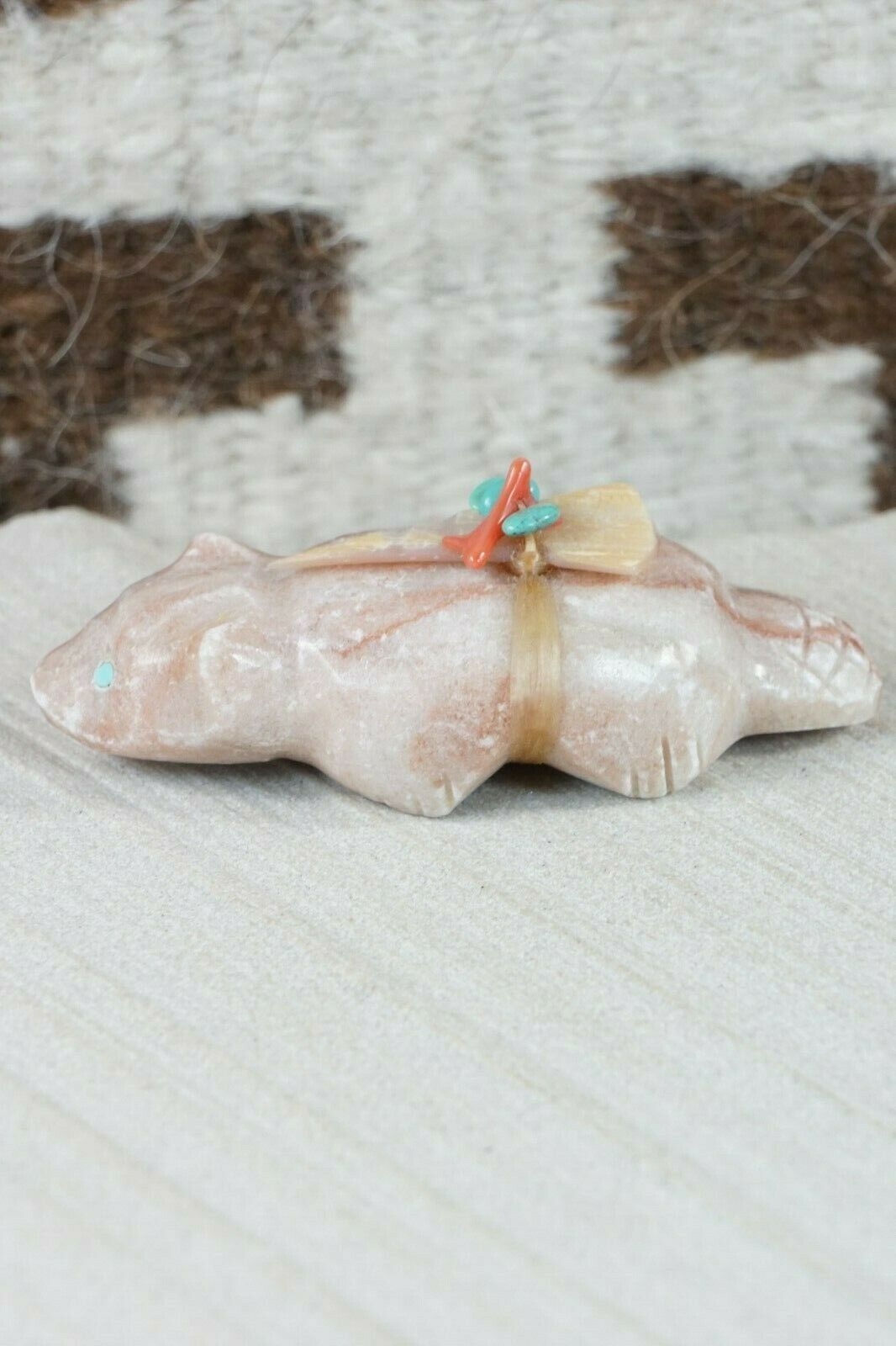 Badger Zuni Fetish Carving - Lena Boone - High Lonesome Trading