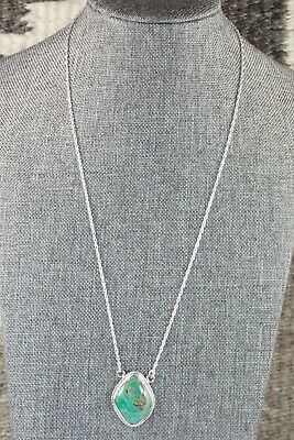 Navajo Turquoise & Sterling Silver Necklace - Annie Spencer
