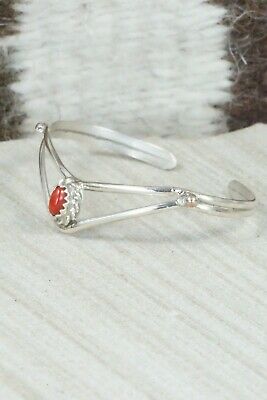 Coral and Sterling Silver Bracelet - Elton Cadman
