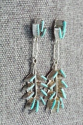 Turquoise & Sterling Silver Earrings - Arlene Quam