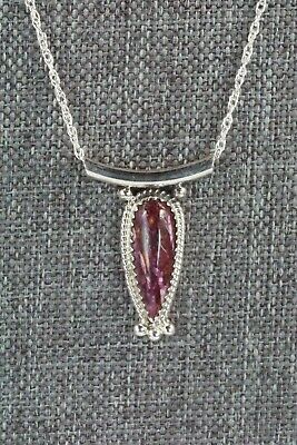 Spiny Oyster & Sterling Silver Necklace - Sharon McCarthy