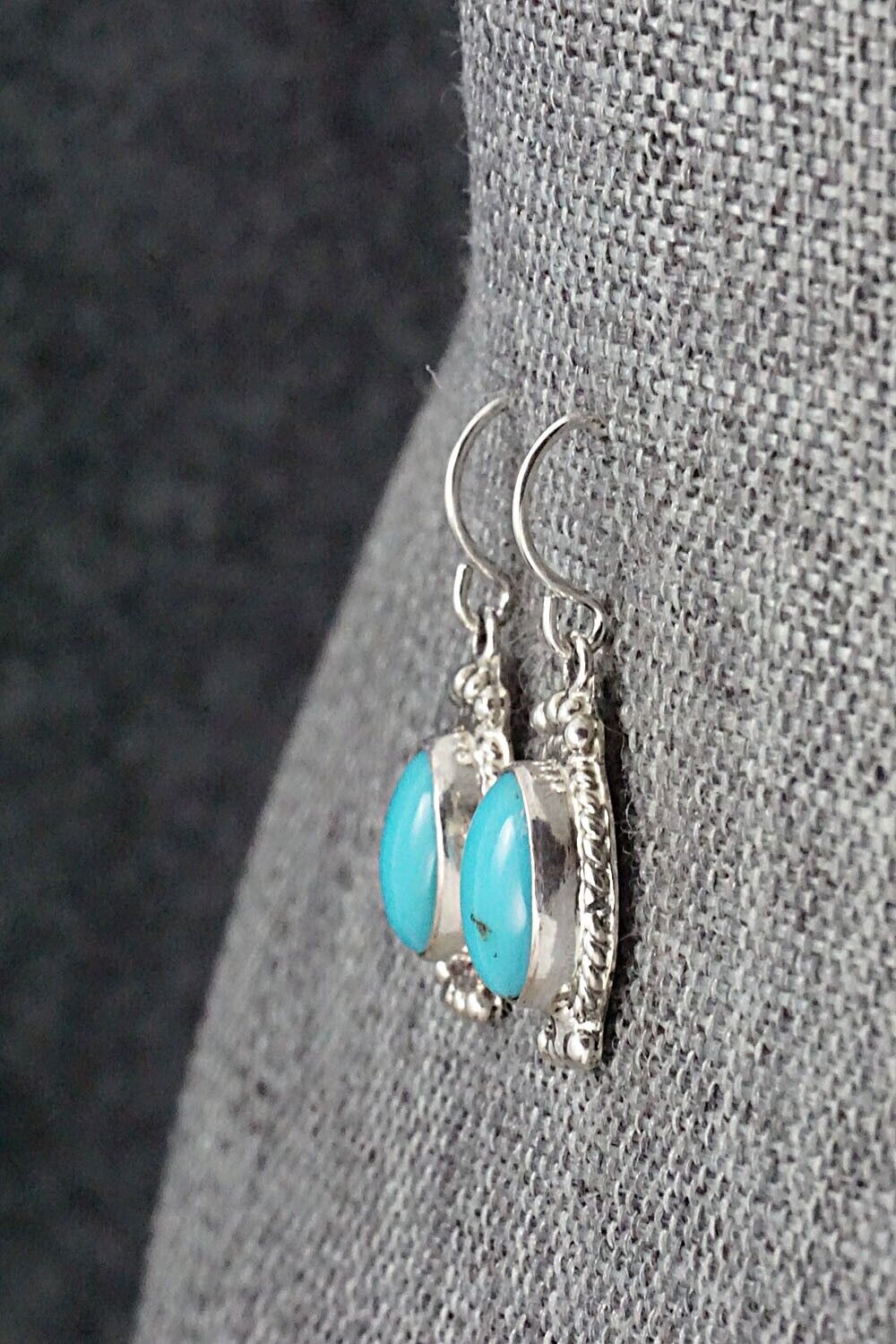 Turquoise & Sterling Silver Earrings - Jan Mariano
