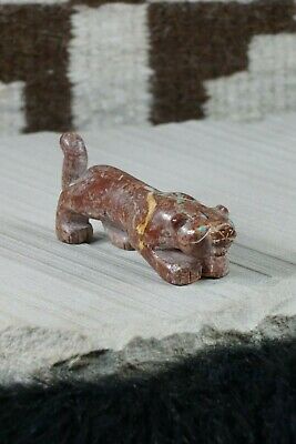 Mountain Lion Zuni Fetish Carving - Cody Nastacio - High Lonesome Trading