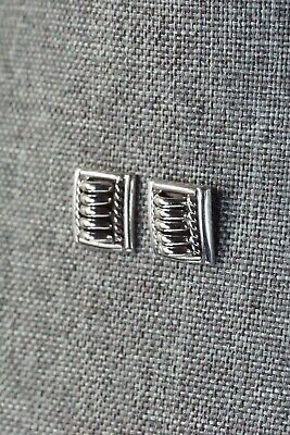 Navajo Sterling Silver Earrings - Thomas Charley