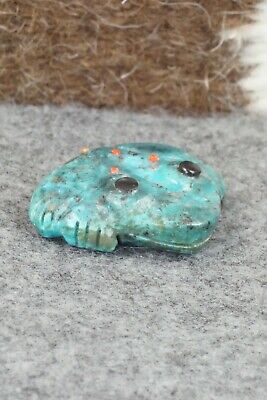 Frog Zuni Fetish Carving - Reynold Lunasee