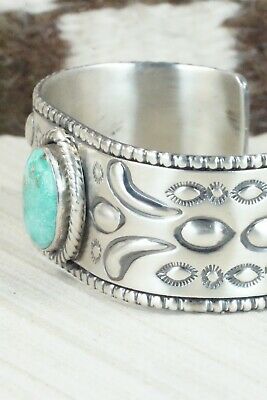 Turquoise & Sterling Silver Bracelet - Jeff James Jr.