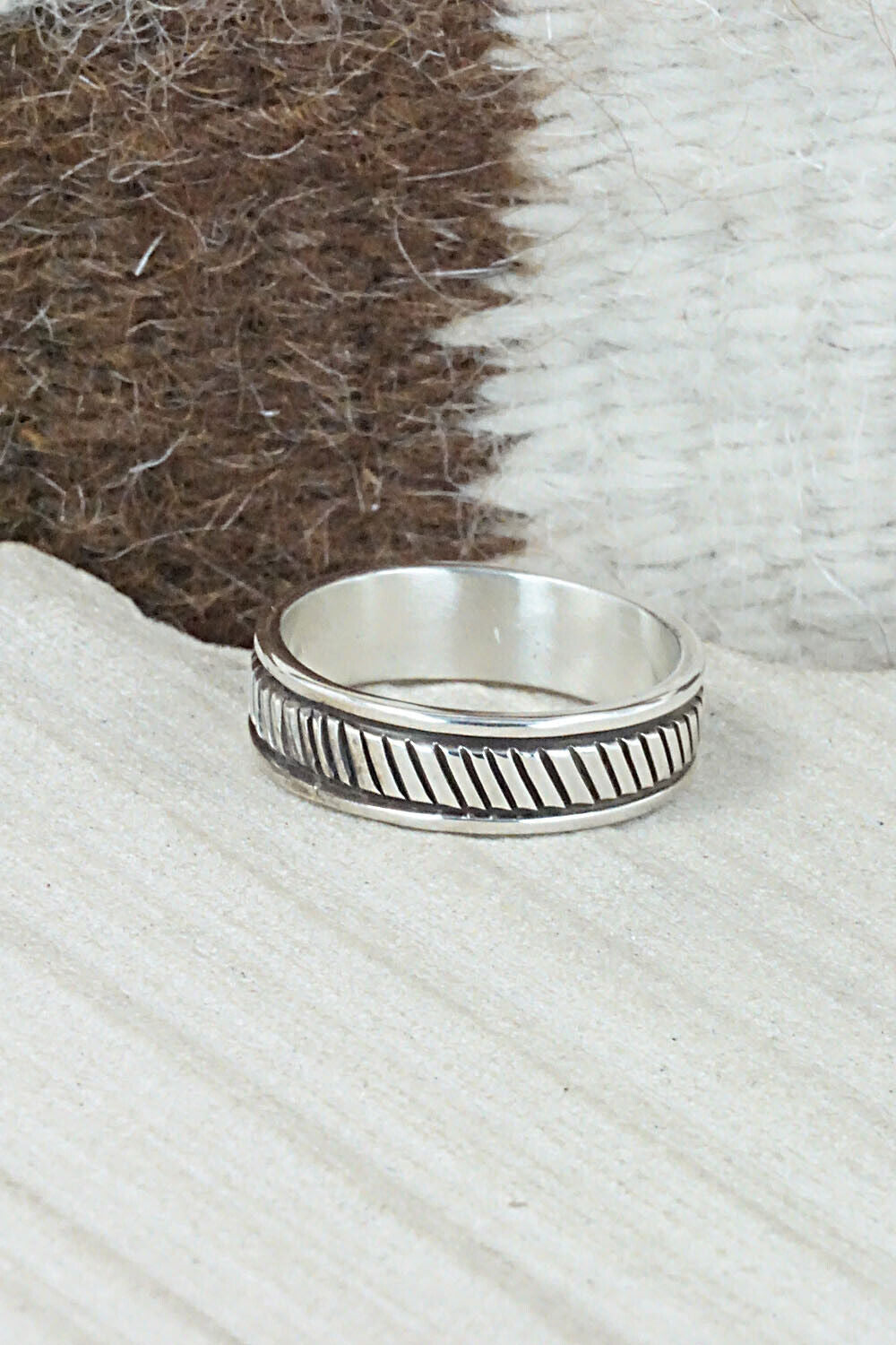 Sterling Silver Ring - Bruce Morgan - Size 11.25