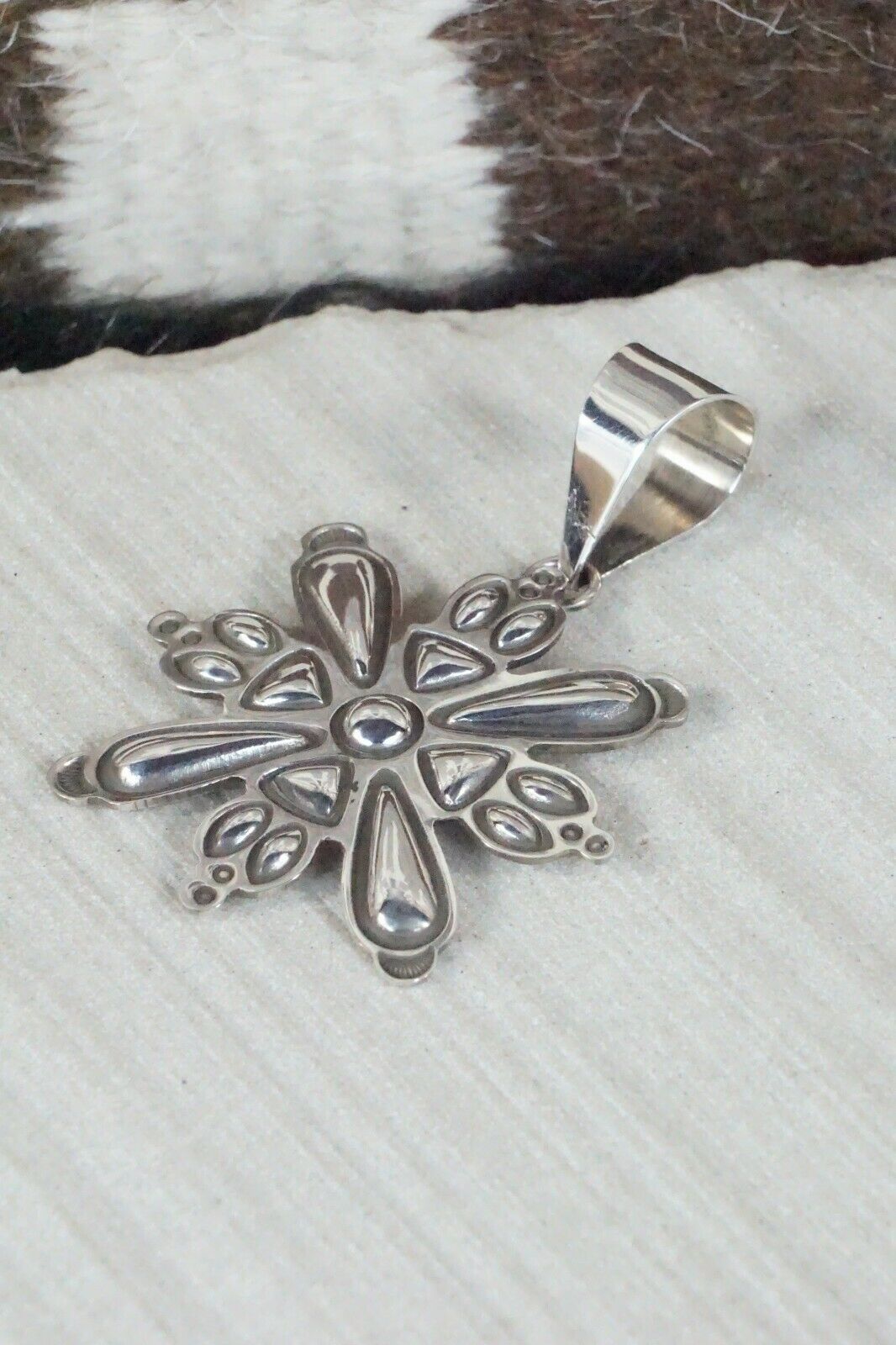 Sterling Silver Pendant - Alex Sanchez - Navajo