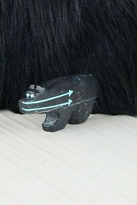 Bear Zuni Fetish - Bernard Laiwakete - Zuni Bear Carving - Native American - High Lonesome Trading