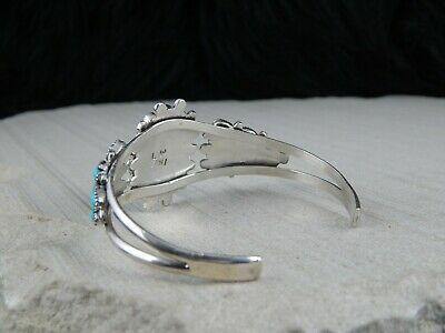 Zuni Turquoise & Sterling Silver Bracelet - Lorriane Waatsa - High Lonesome Trading