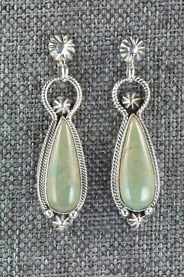 Turquoise & Sterling Silver Earrings - Verley Betone