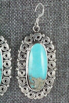 Turquoise & Sterling Silver Earrings - Gregg Yazzie