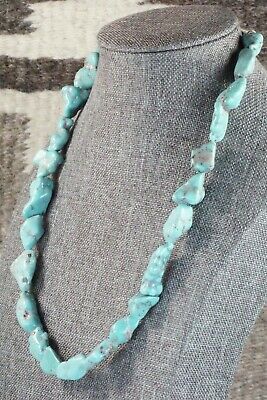 Turquoise & Sterling Silver Necklace - Navajo