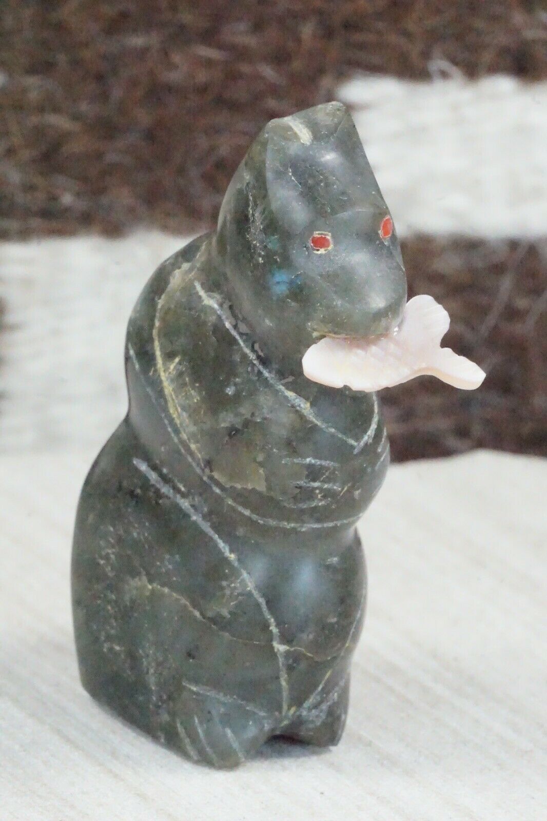Bear Zuni Fetish Carving - Leland Boone